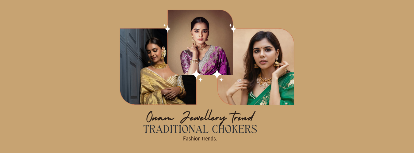 Onam Jewellery trend Traditional Chokers