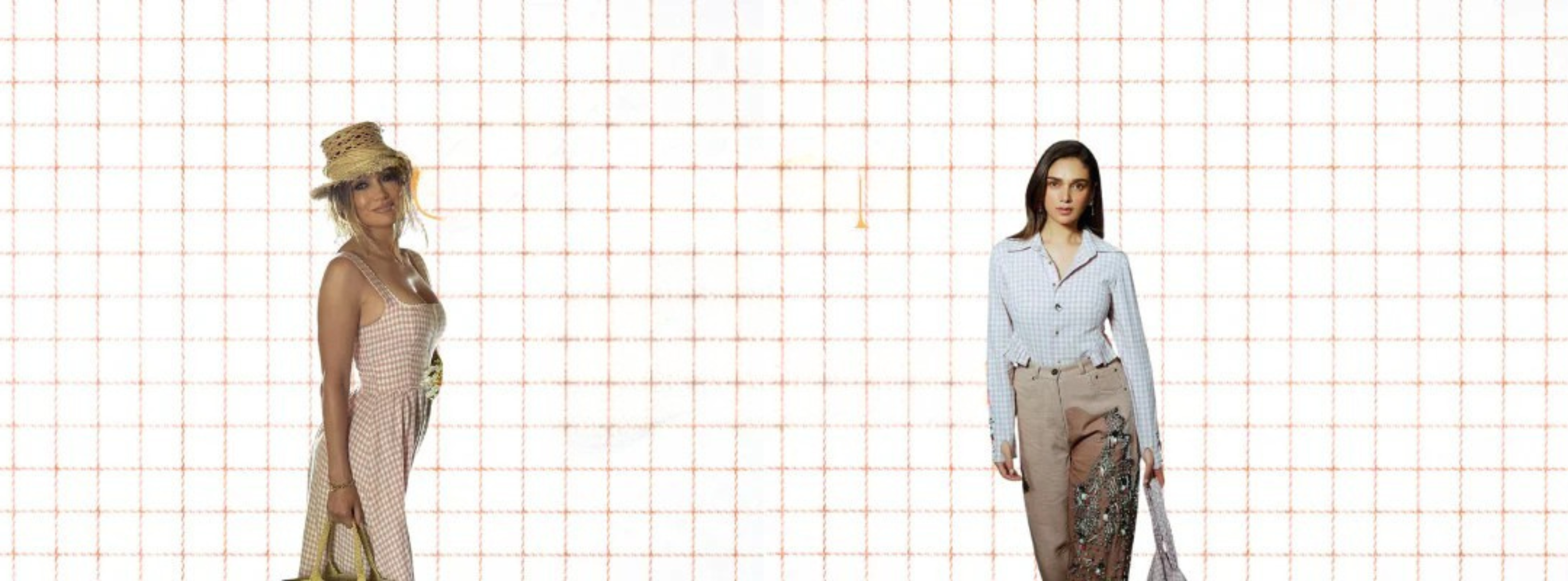 The print of the season is gingham