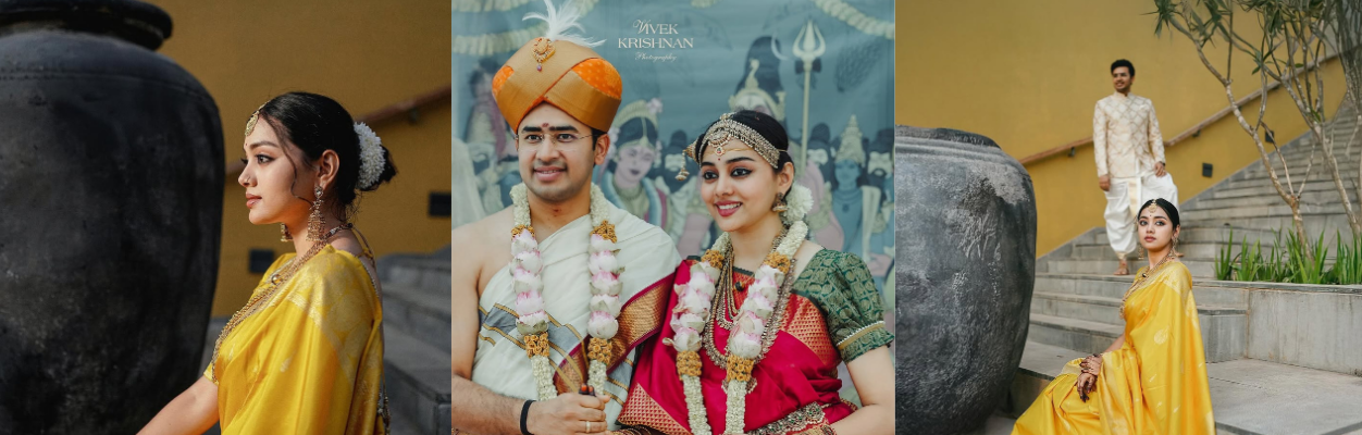Traditional bride Sivasri Skandaprasad